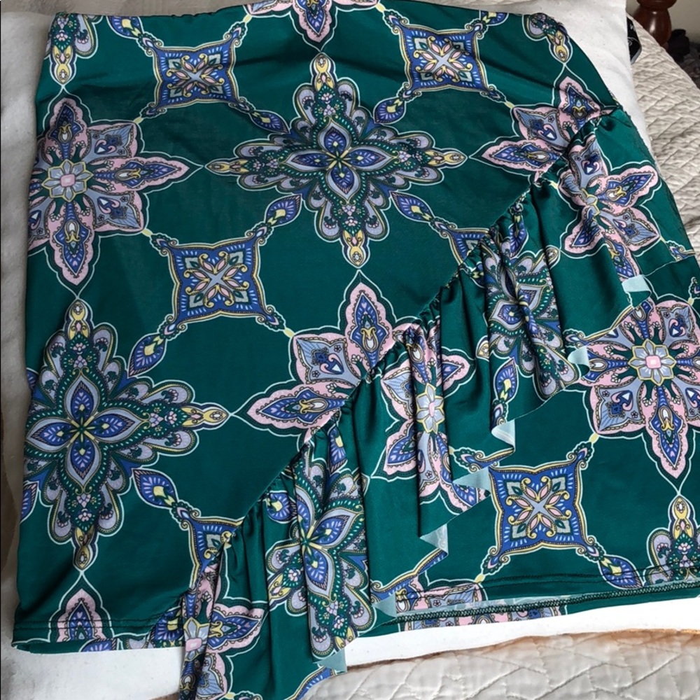 Missguided Print Skirt